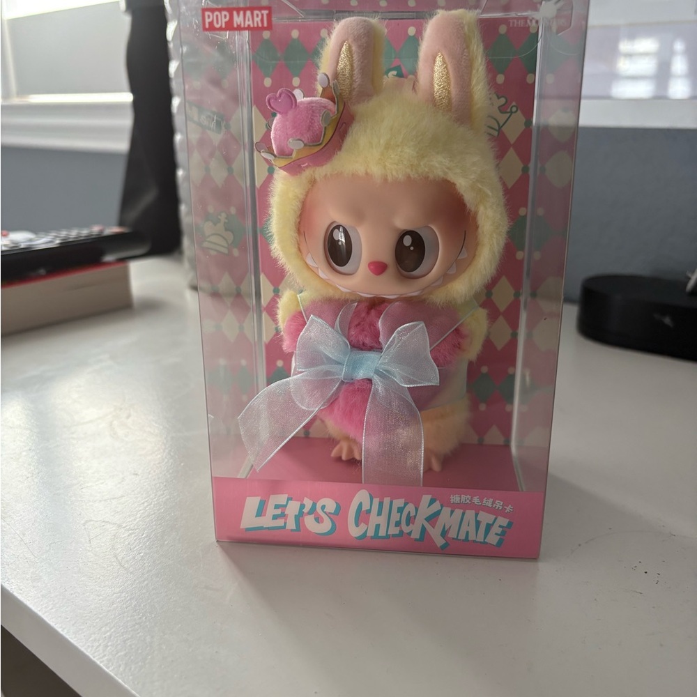 Pop Mart Bunny Figure - Pink and Yellow